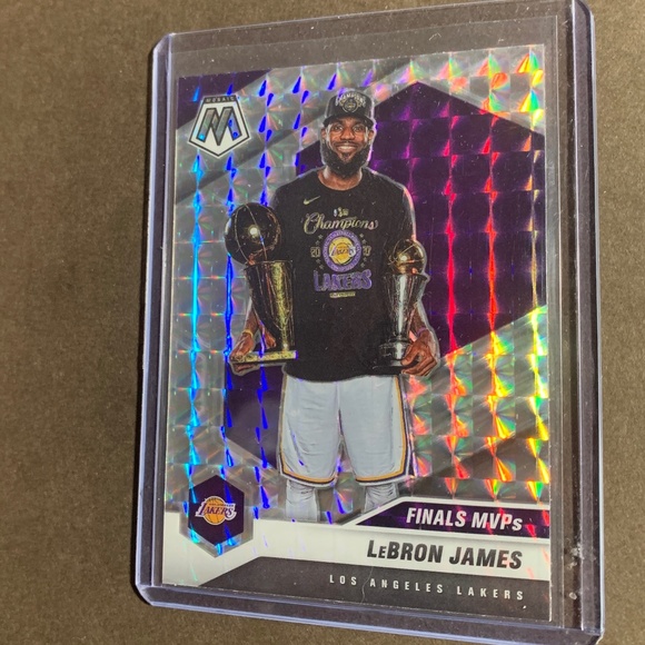 🔥🏀LeBron James Panini Mosaic Prizm basketball card - 100% authentic🏀🔥 - Picture 3 of 11